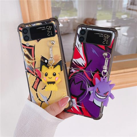 Pokemon Cartoon Case For Samsung Galaxy Z Flip Series