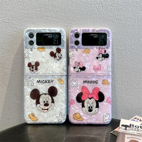 Cute Disney Mickey & Minnie Case for Samsung Galaxy Z Flip