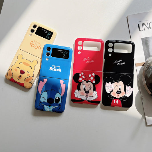 LV Snoopy Samsung Galaxy Z Flip 3 5G Clear Case