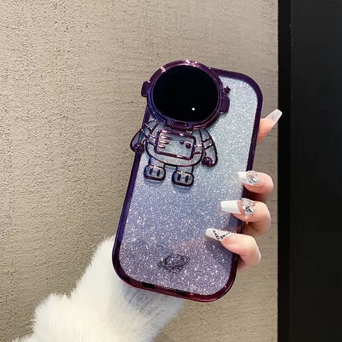 Luxury Astronaut bracket iPhone case