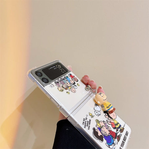 Cute Cartoon Phone Cover For Samsung Z Flip 3 5G